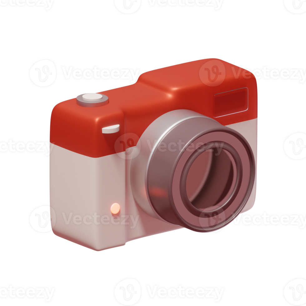 3D render of camera png