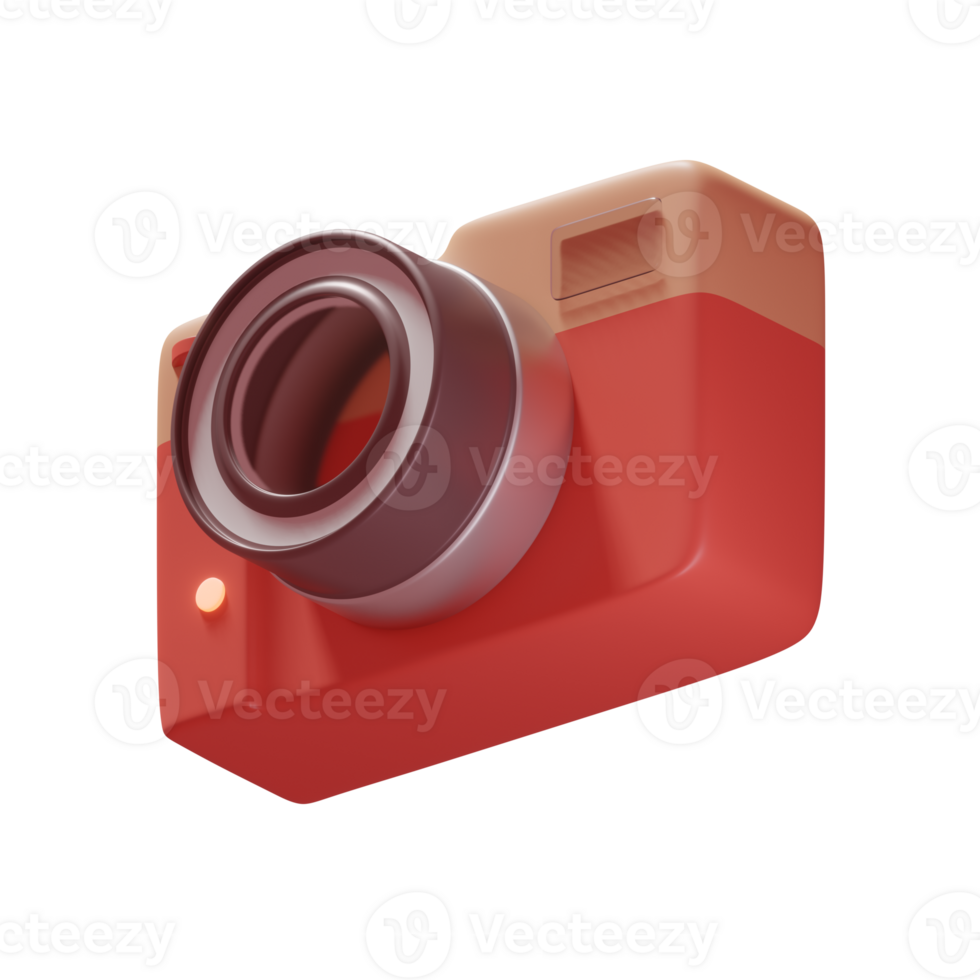 3D render of camera png