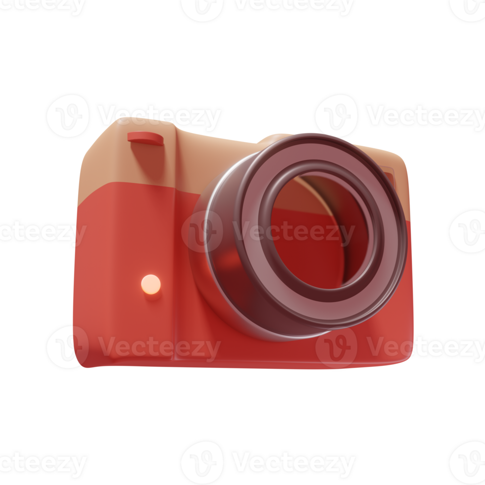 3D render of camera png