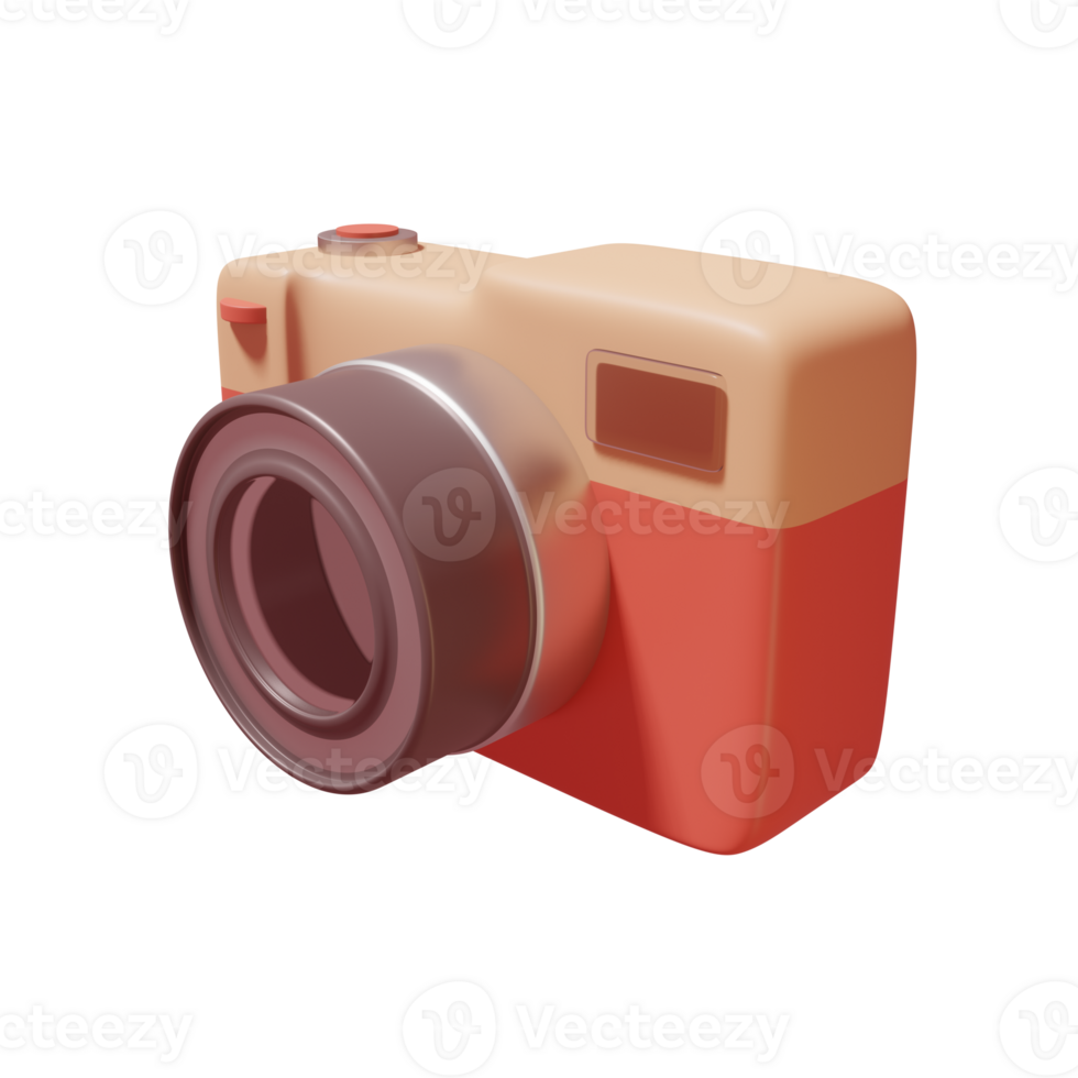 3D render of camera png