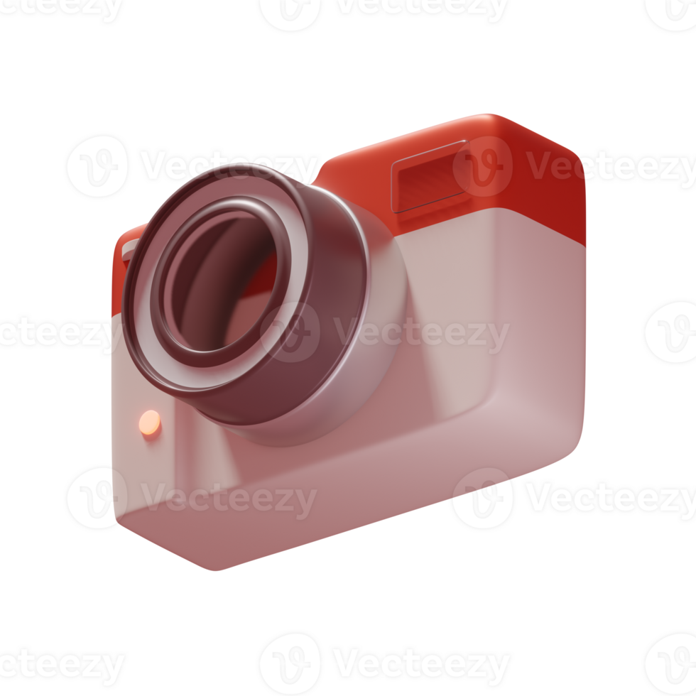 3D render of camera png