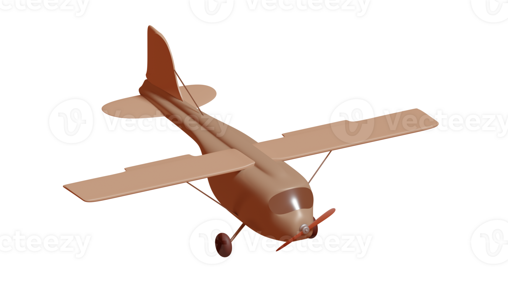 3d render of plane png