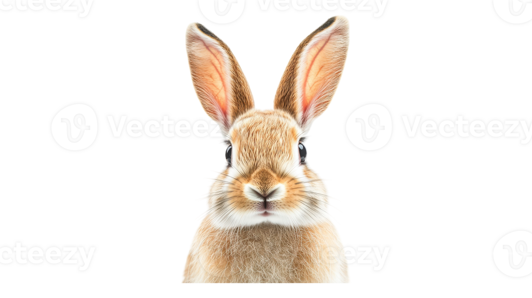 A rabbit is looking at the camera png