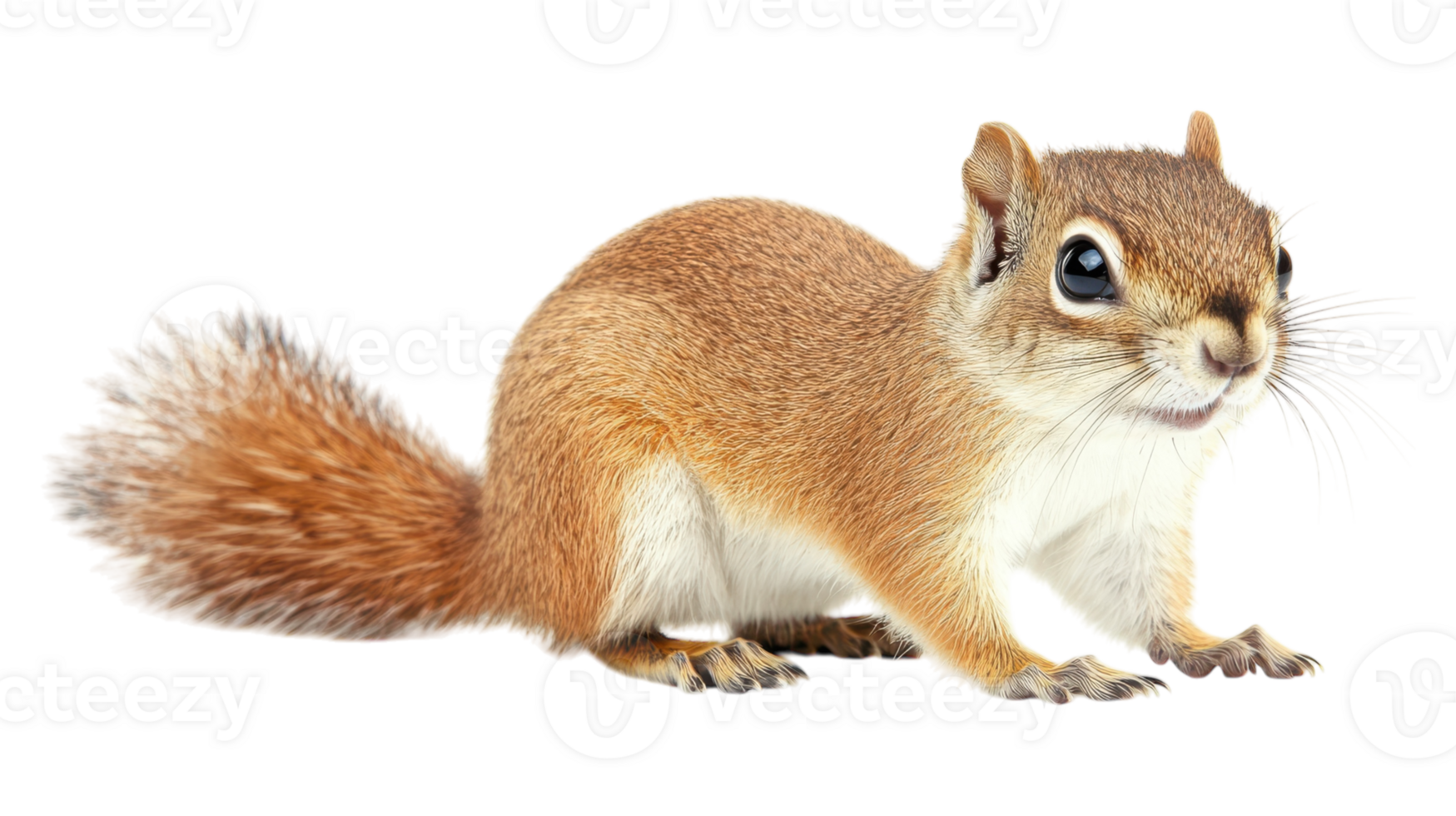 A squirrel is standing on its hind legs png