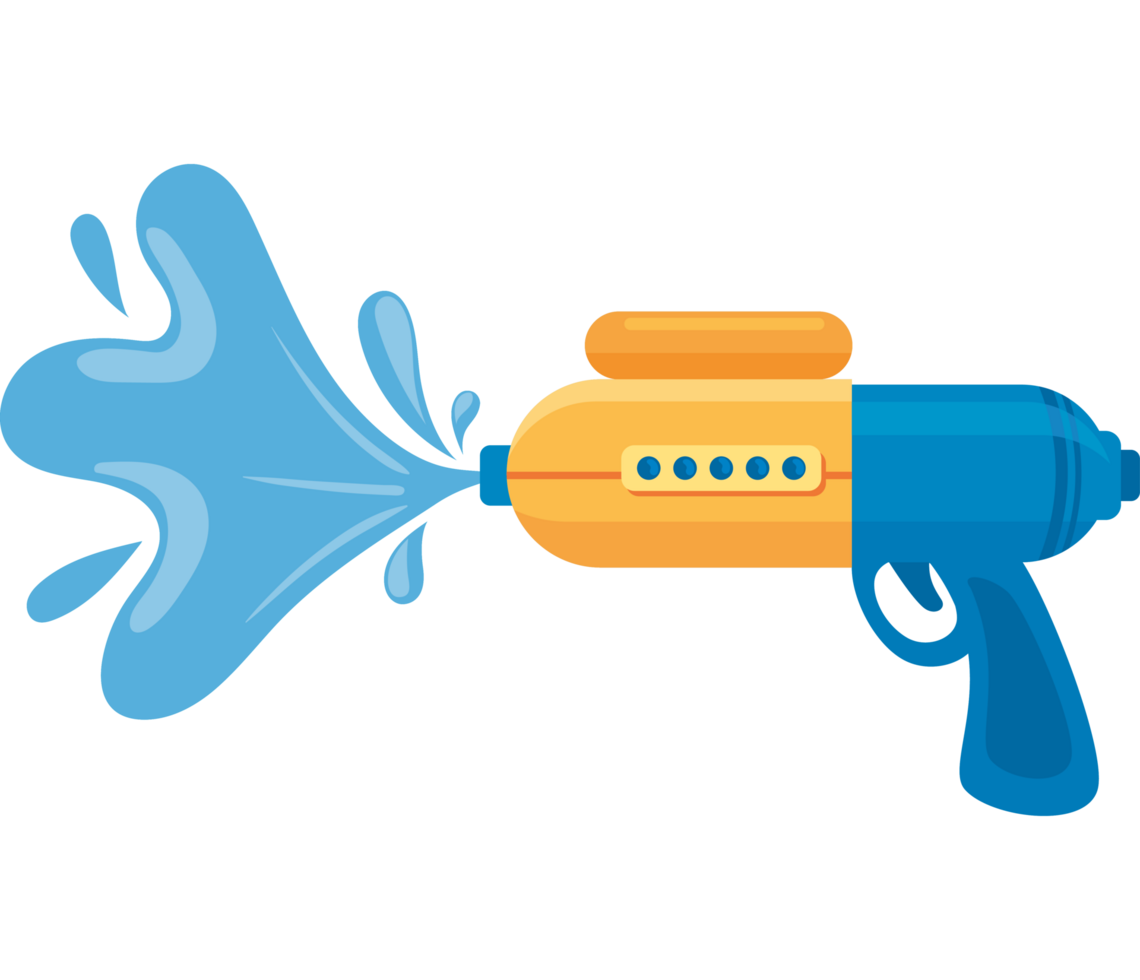 songkran water gun toy png