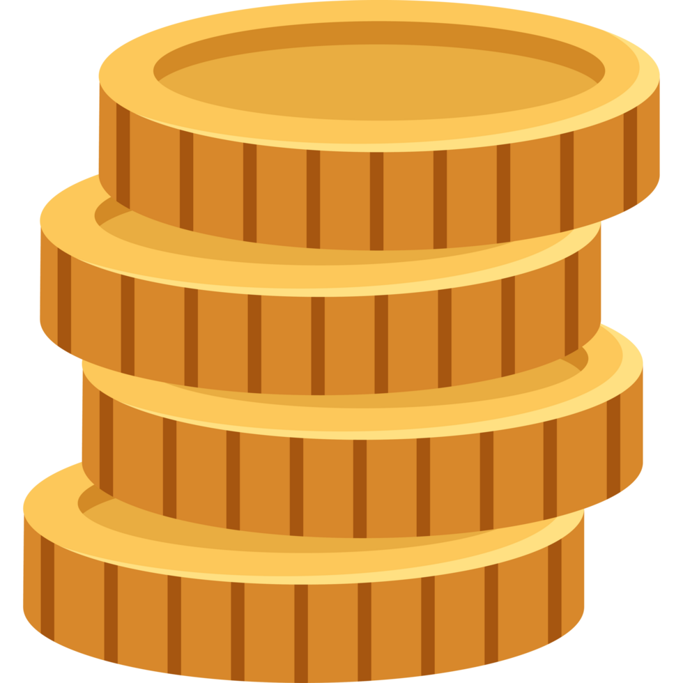 pile coins money dollars png