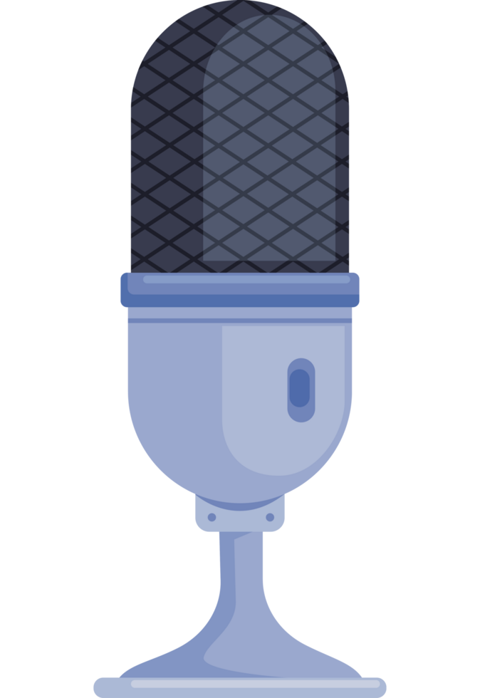 retro microphone audio device png