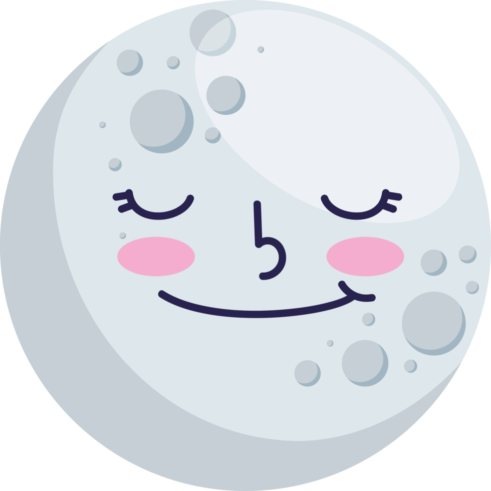 full moon sleeping png