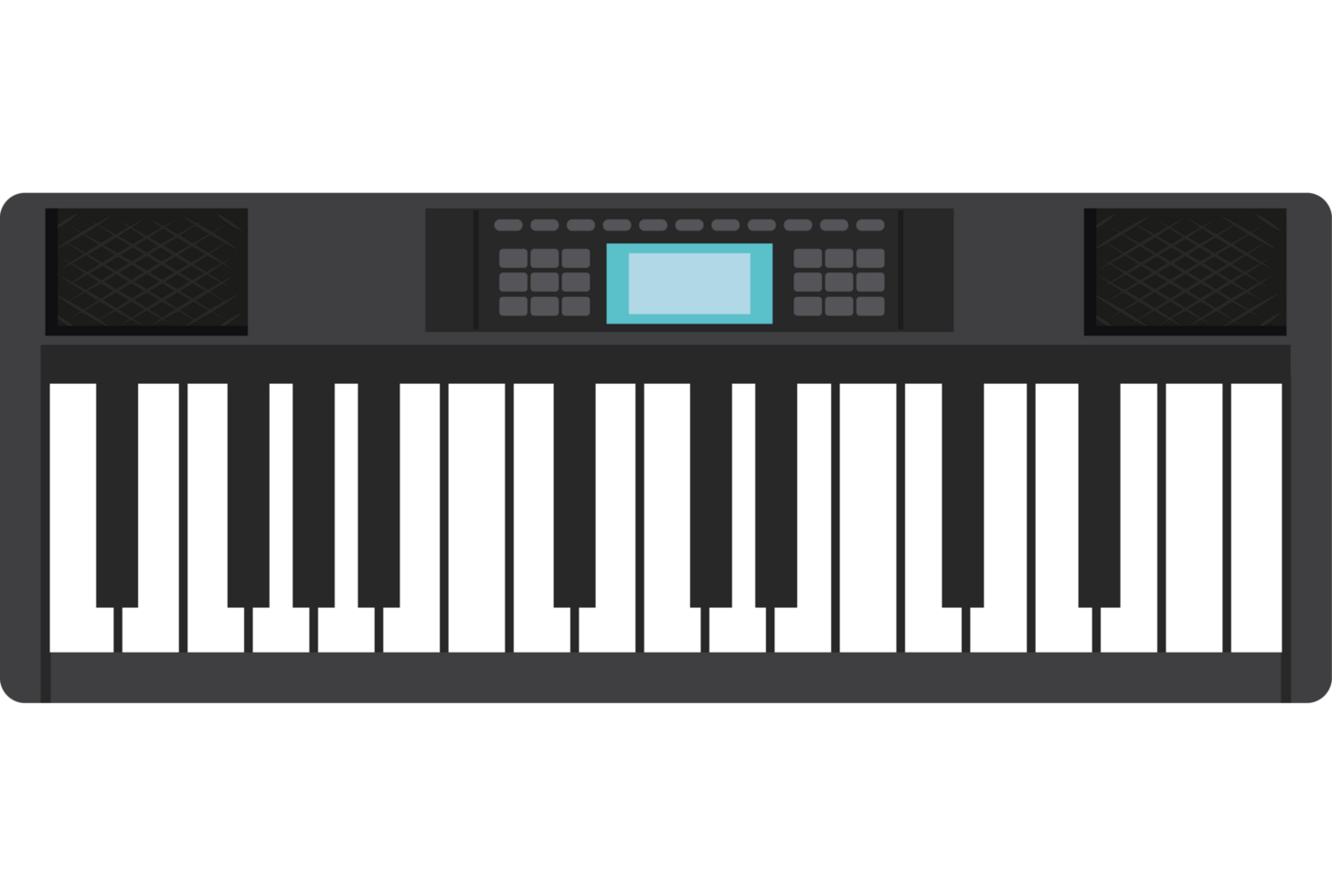 digital piano music instrument png