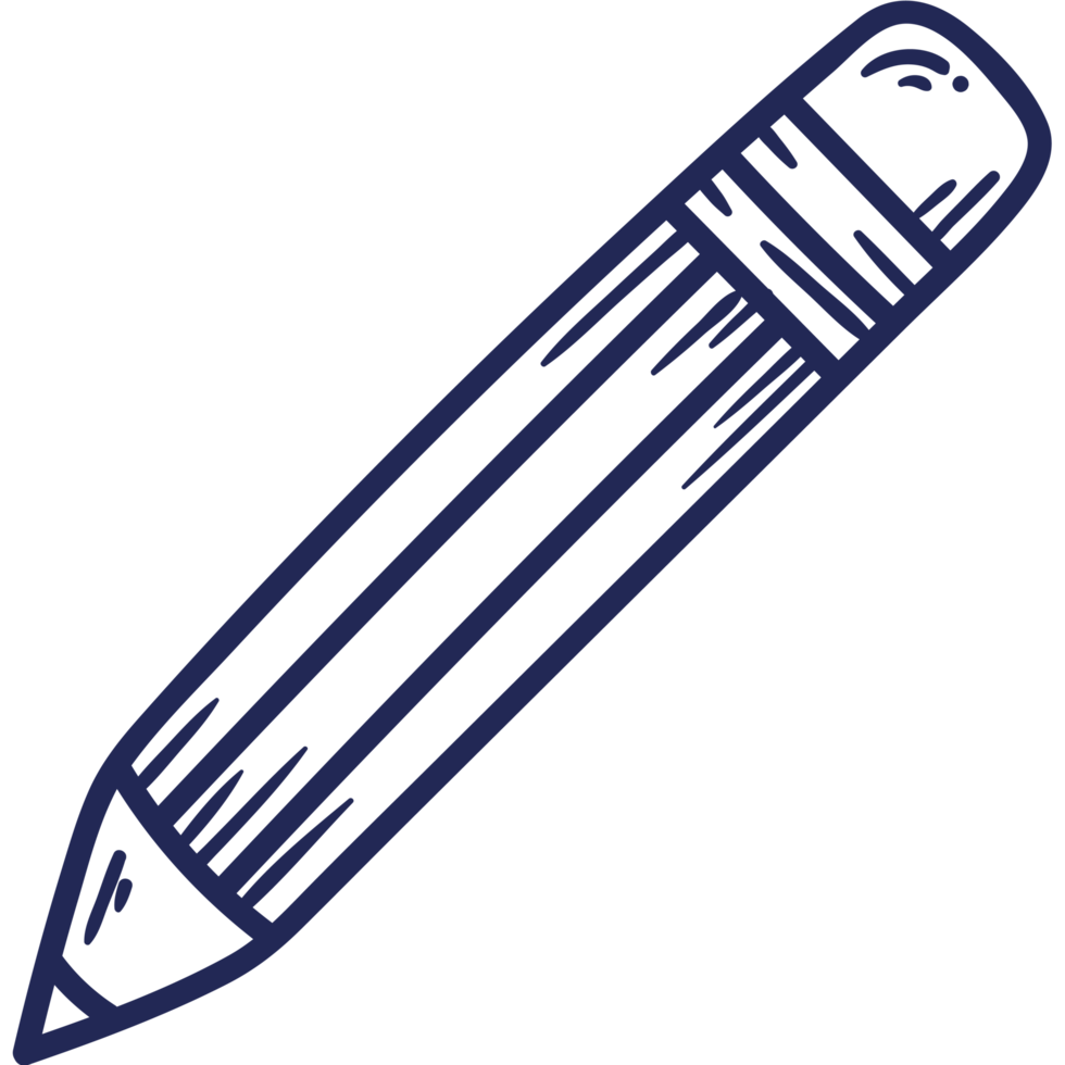 pencil doodle icon png