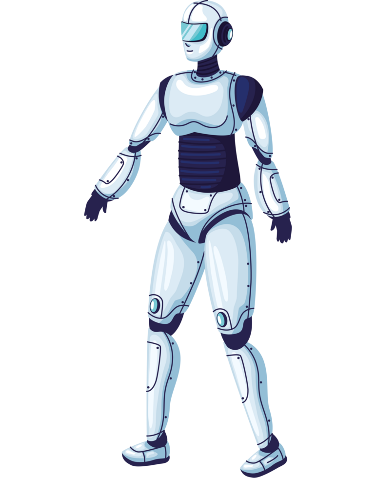 robot ai technology body png