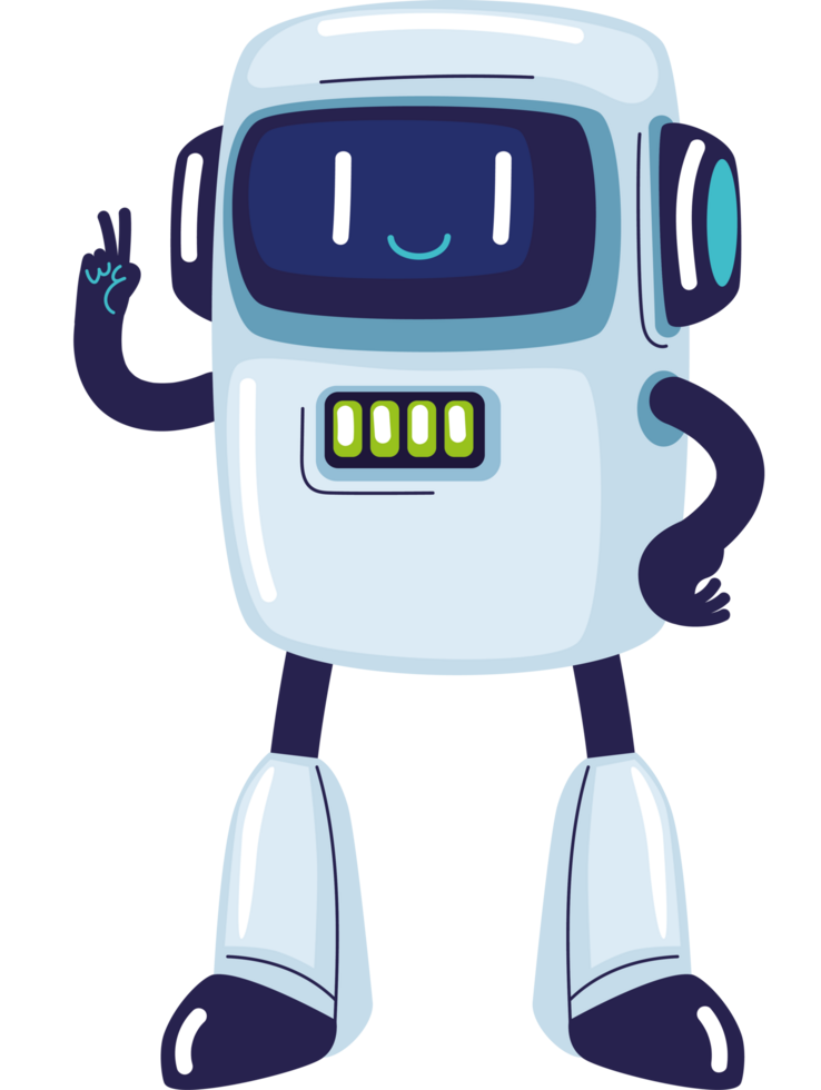 robot ai technology character icon png
