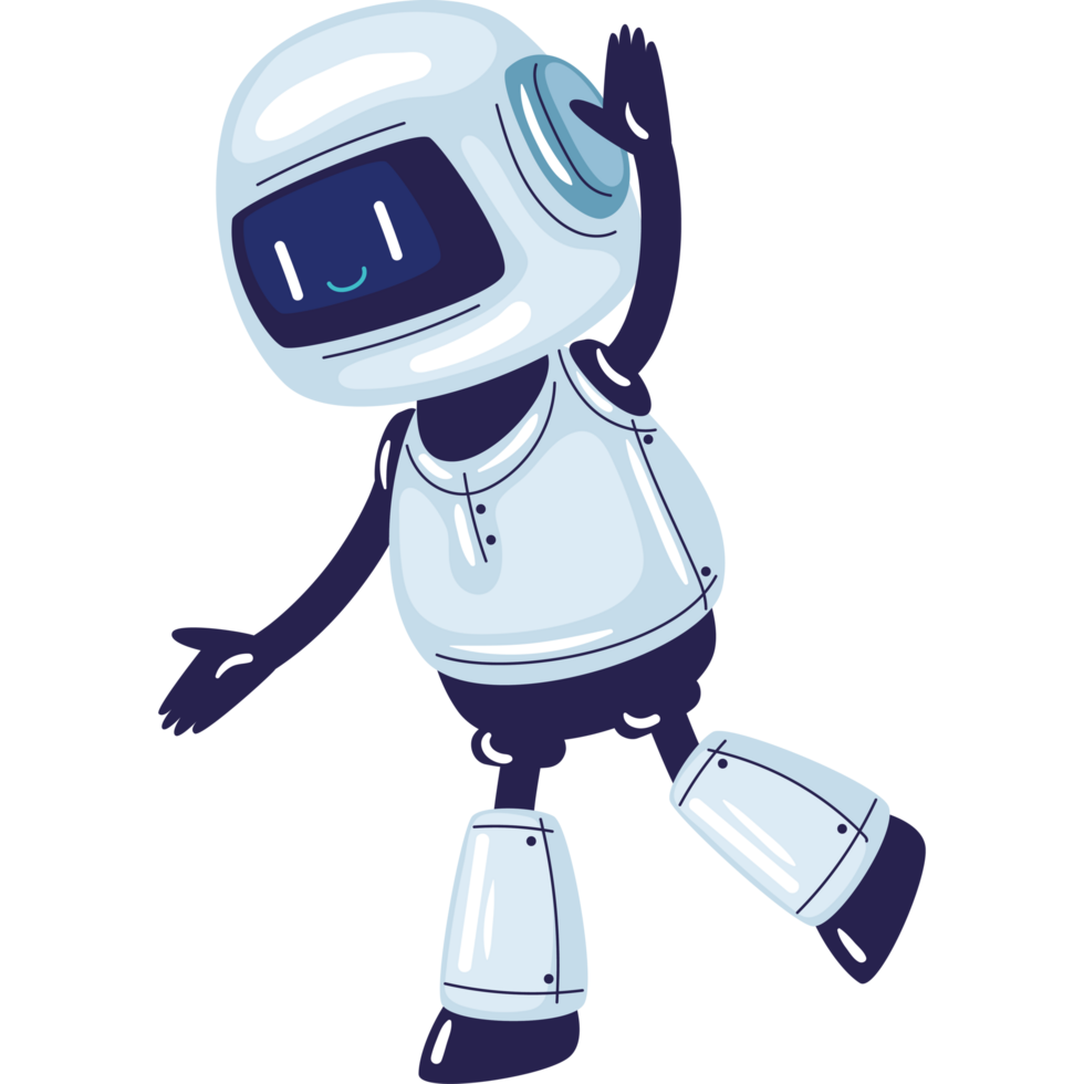 robot ai technology friendly png