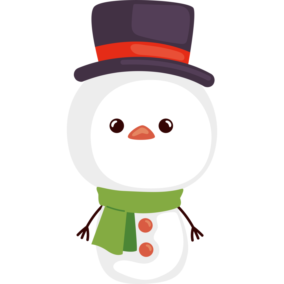 christmas character snowman png