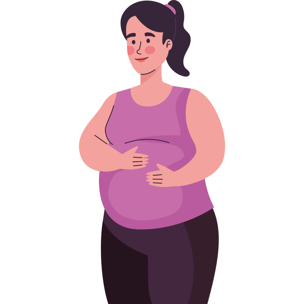 months pregnant woman illustration png