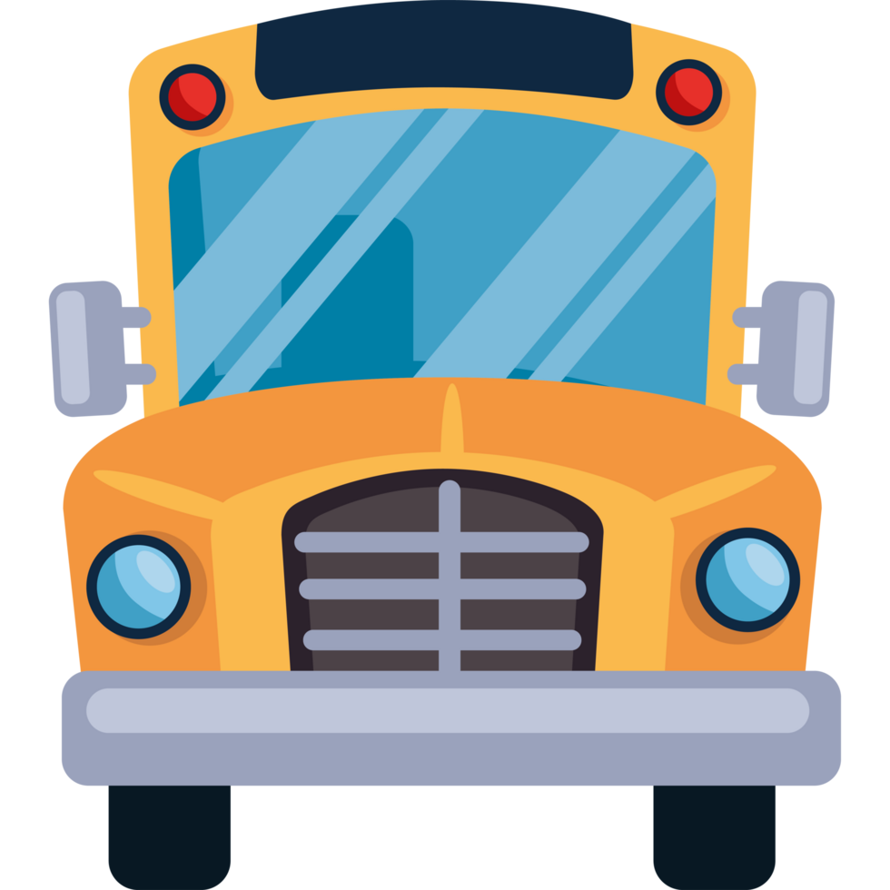 school bus front view png