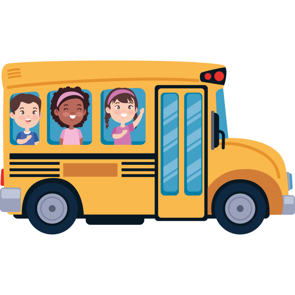 students bus transportation png