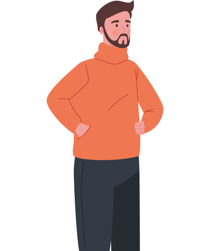 christmas man with sweater png