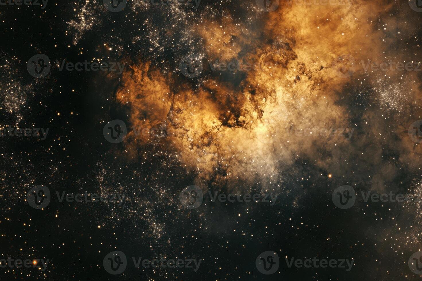 A vibrant nebula of swirling gas and dust in deep space, illuminated by distant stars. photo