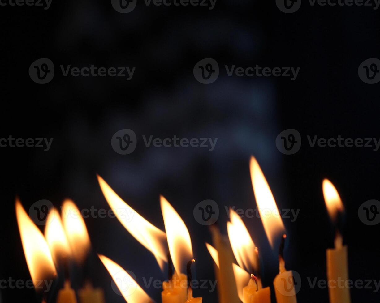 flame of a candles close up photo