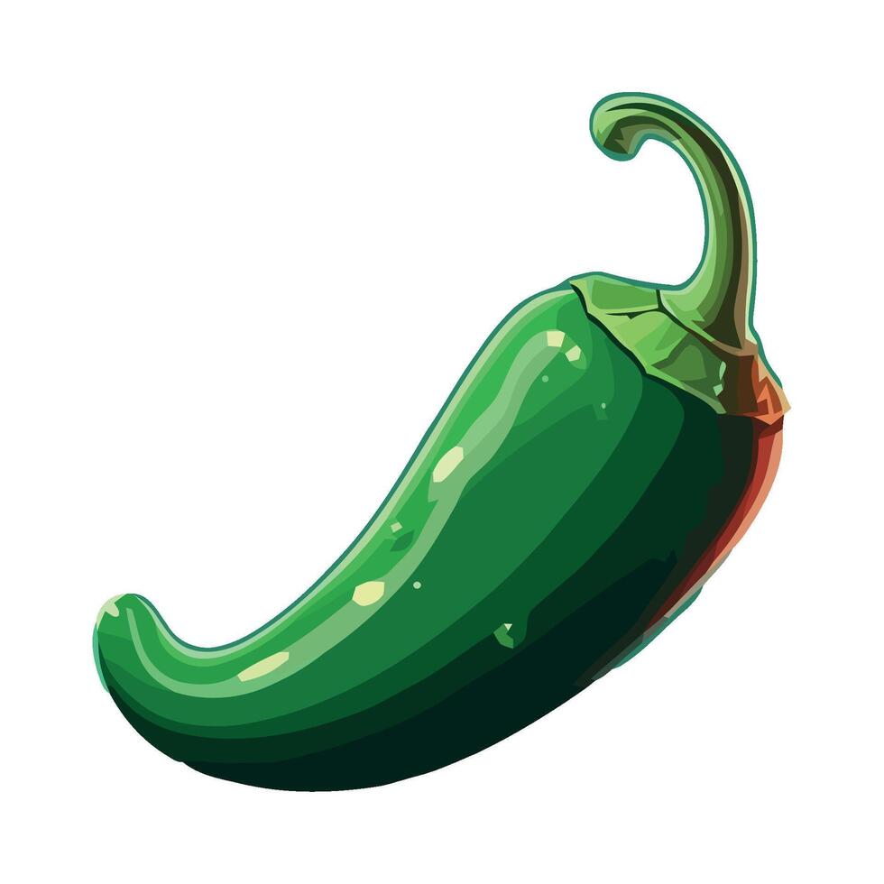 chili pepper vegetables, ripe and spicy seasoning icon isolated vector