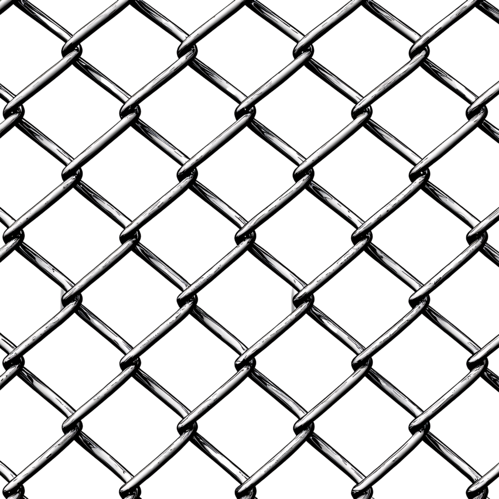 Chain Link Fence Texture Metal Mesh Background Security Grid Pattern png