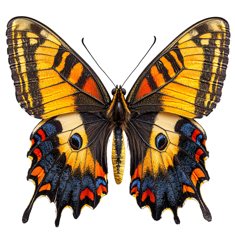Stunning Colorful Butterfly Wings Insect Macro Photography png