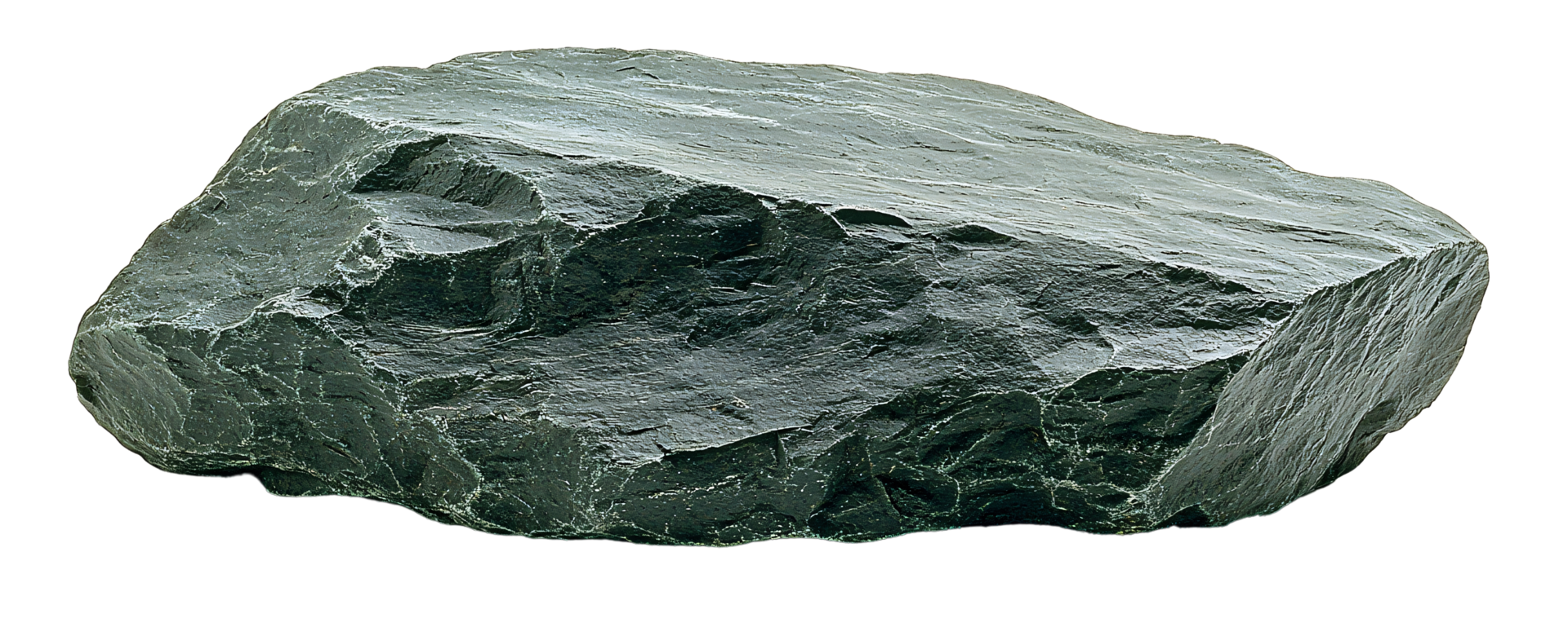 Dark Green Slate Rock Rough Texture Geology Sample Natural Stone png