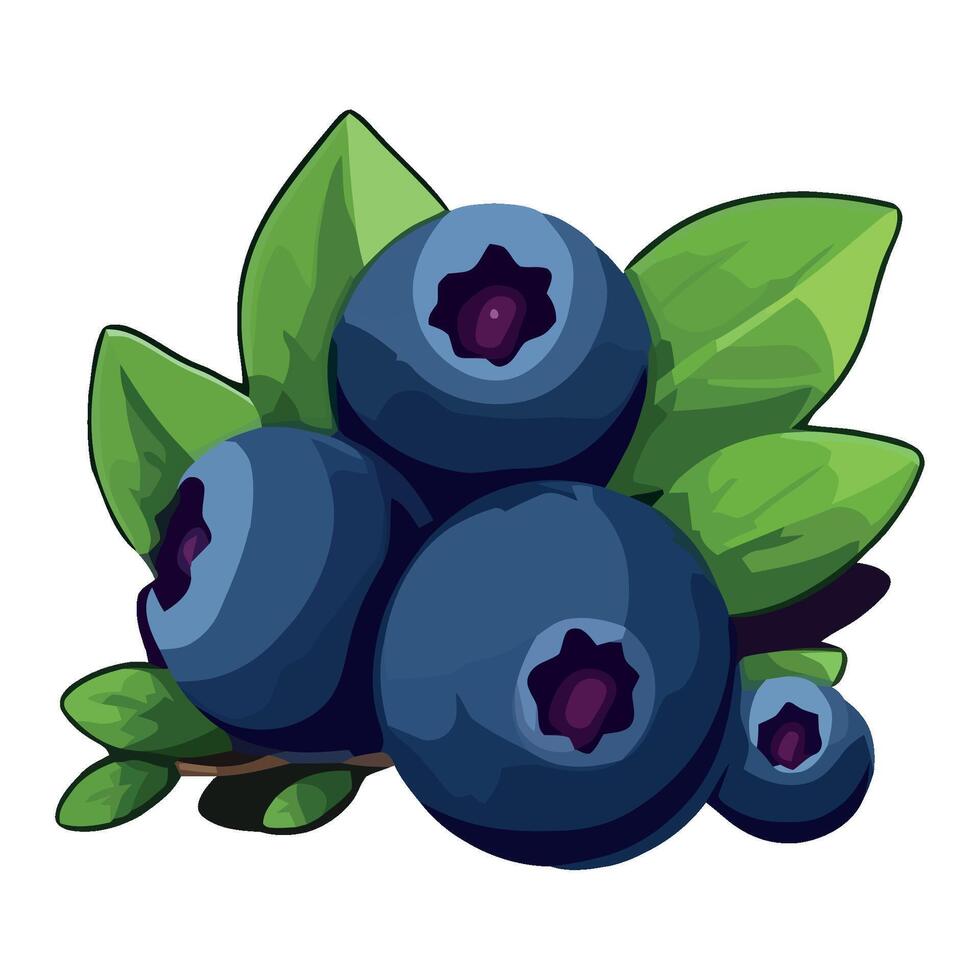 Ripe berry fruit, fresh from nature plant icon isolated vector