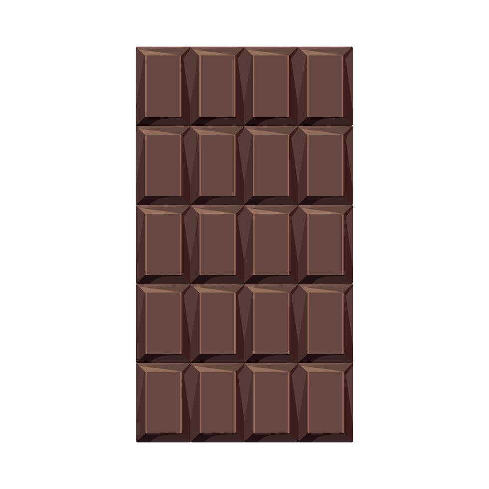 chocolate bar candy icon isolated vector