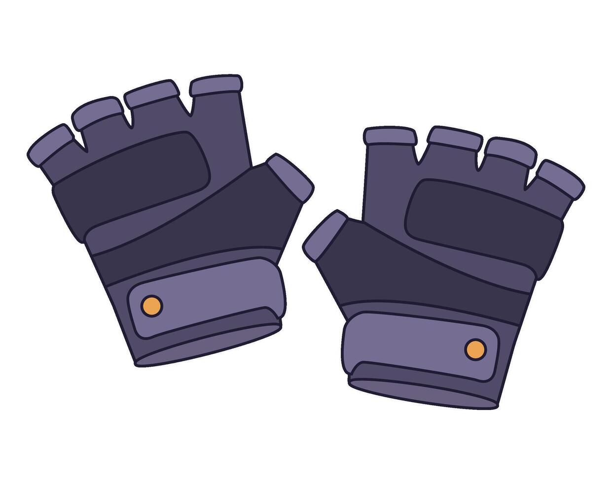 gym gloves sport icon isolated vector