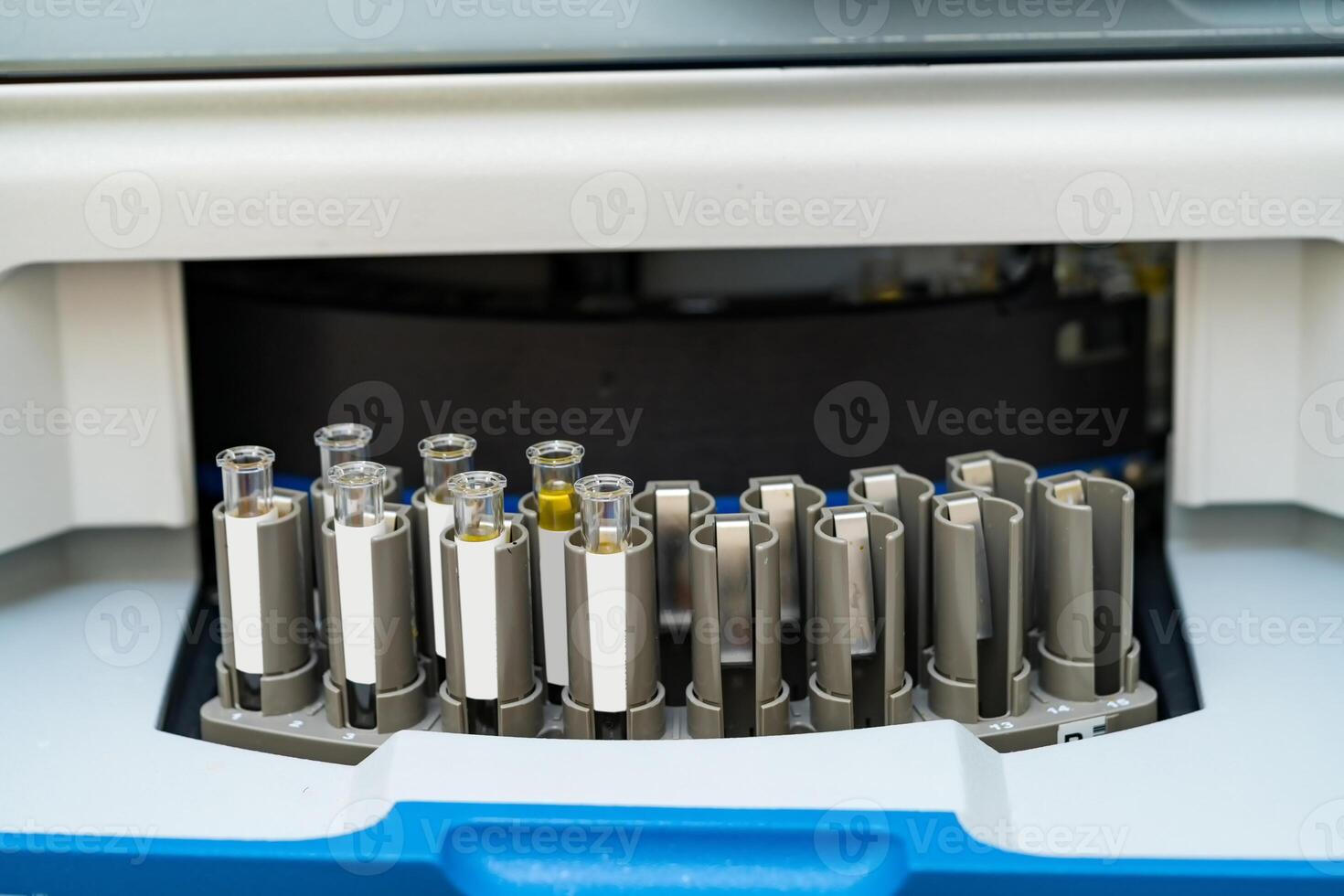 Laboratory modern equipment researchment. Scientific analysing hospital. photo