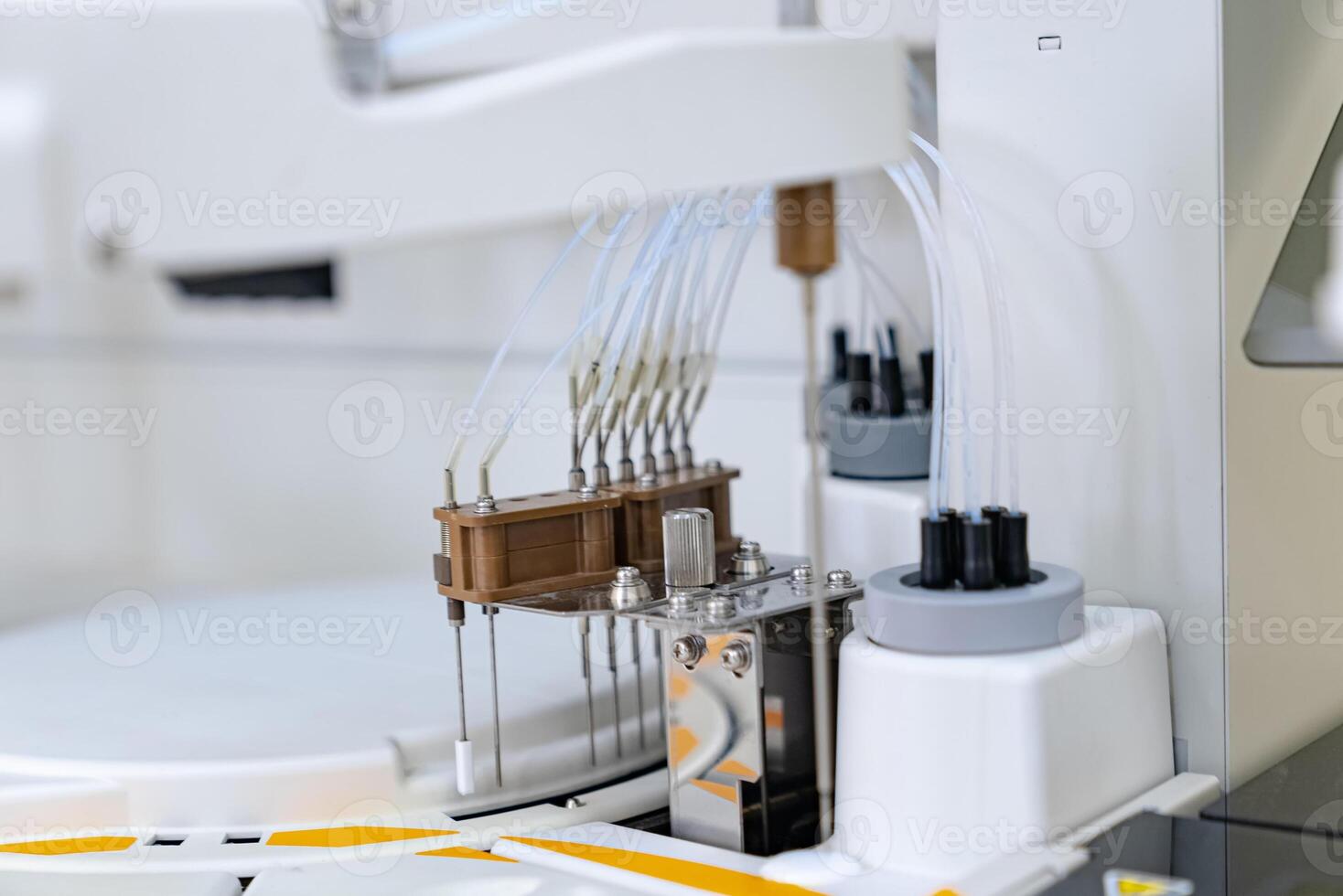 Scientific researching lab. Laboratory technologies for researching. photo