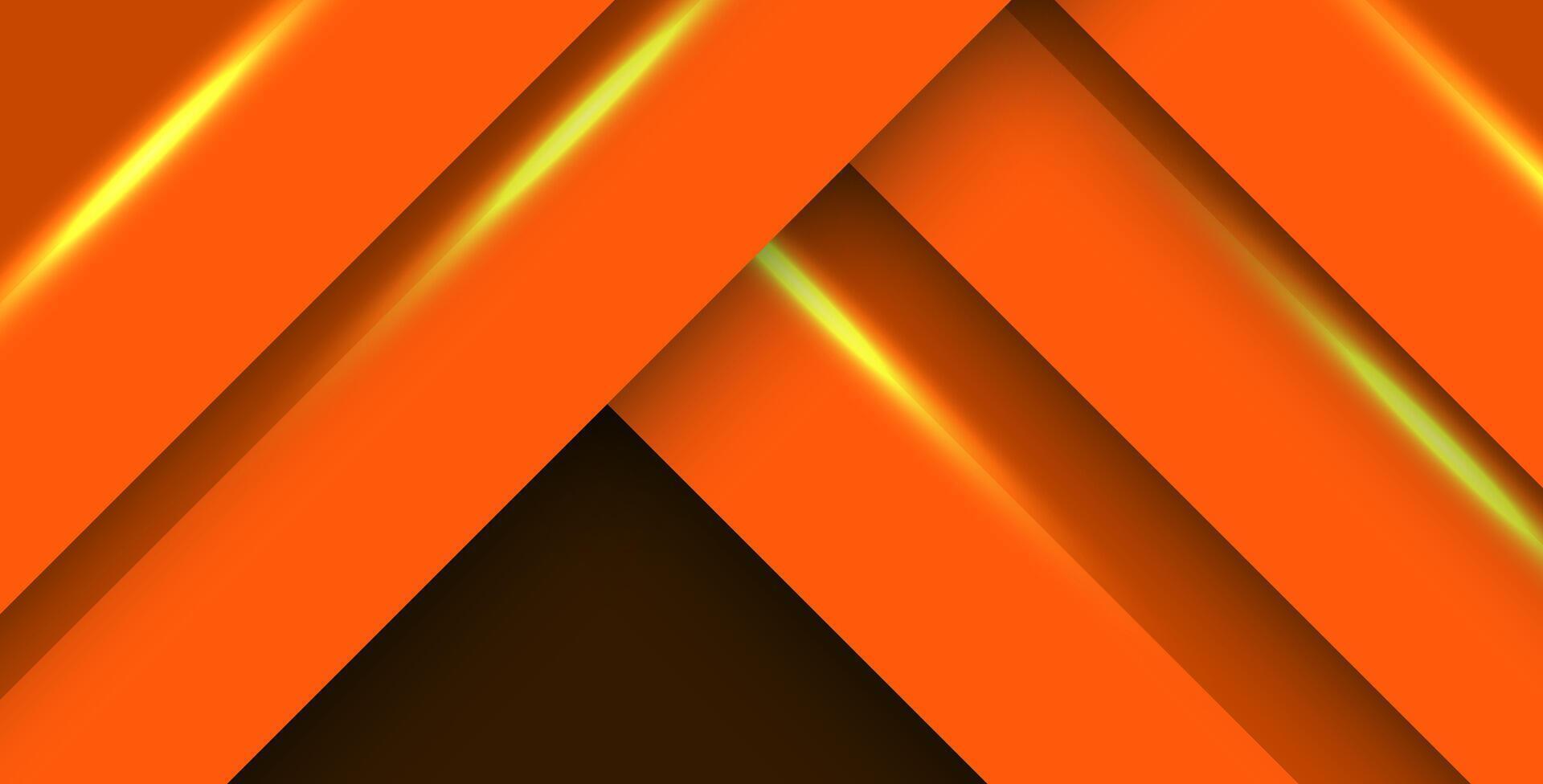 abstract orange gradient color with overlapping shape light layers design futuristic background. eps10 vector