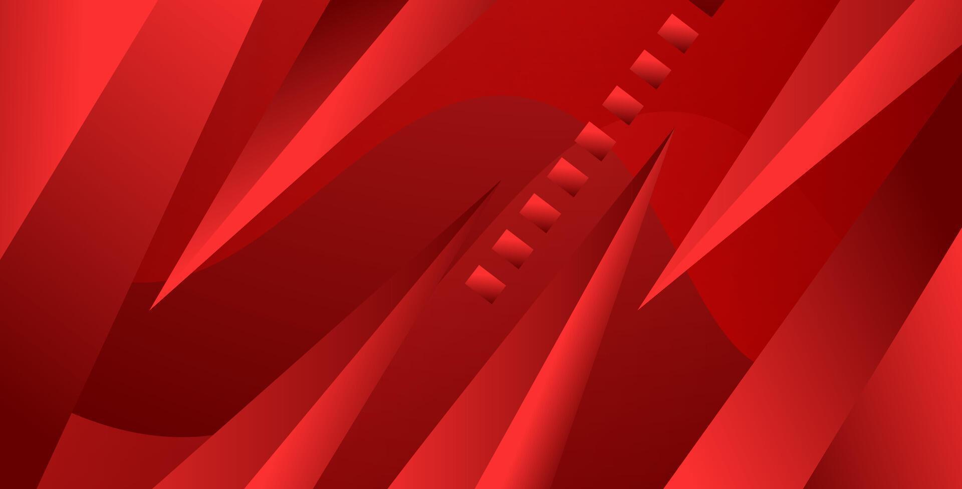 minimal abstract red liquid gradient color with diagonal shape shadow background. eps10 vector