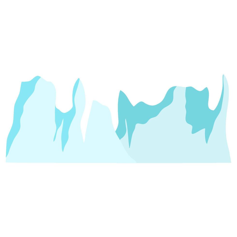 A iceberg view vector