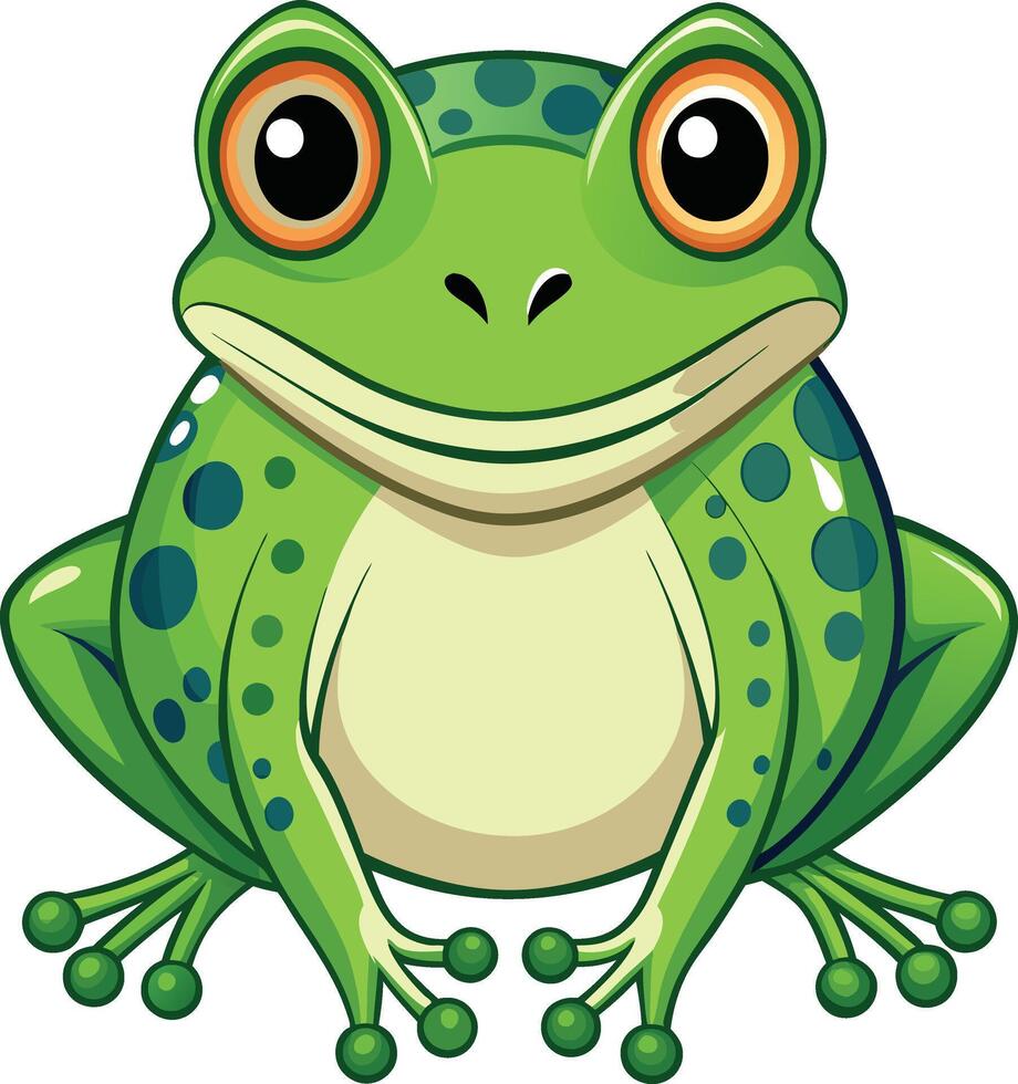 Bold Frog Icon Available on EPS File vector