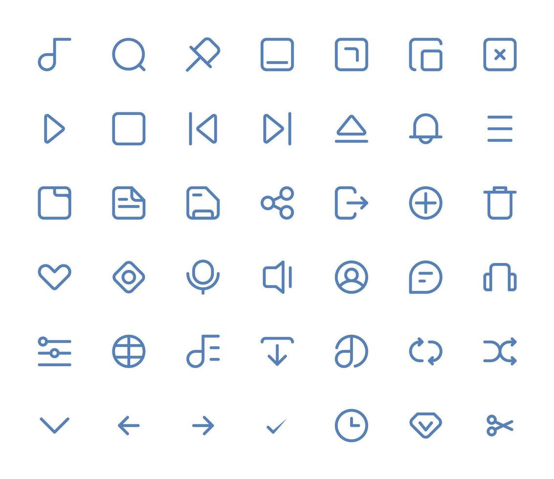 App Music Support Icon vector