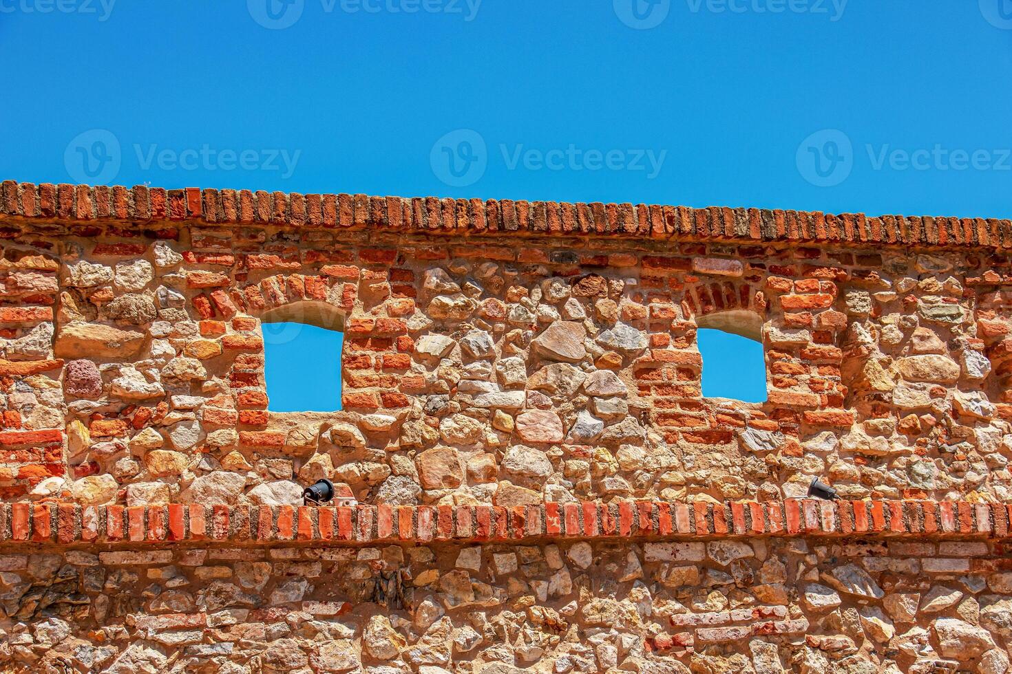 View of the upper ramparts of the Nitrograd castle in Nitra, Slovakia. photo