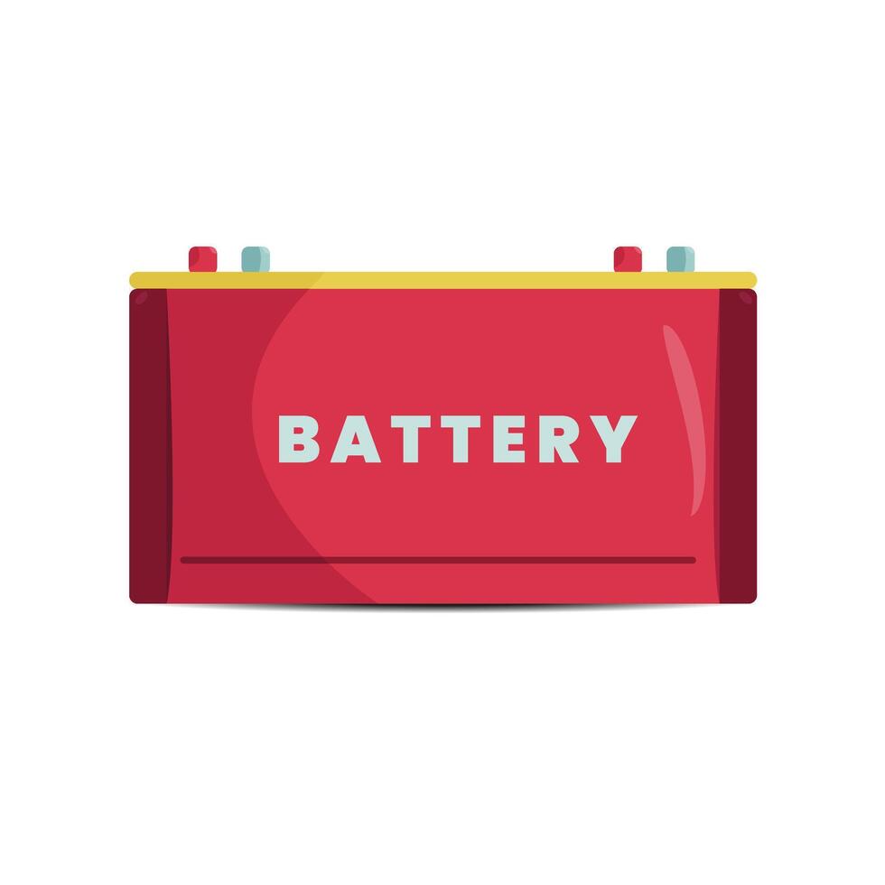 battery bower fore solar energy tubular battery or gel battery- storage power vector