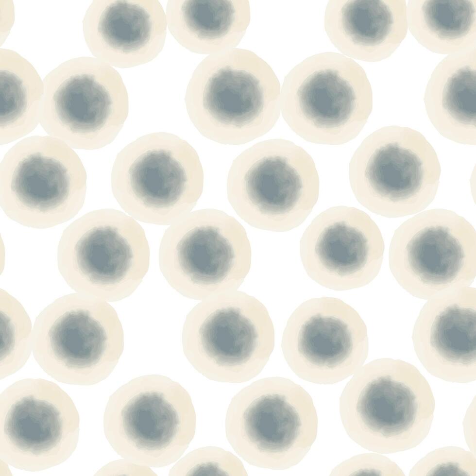 Watercolor abstract circles. Seamless pattern. Simple surface design vector