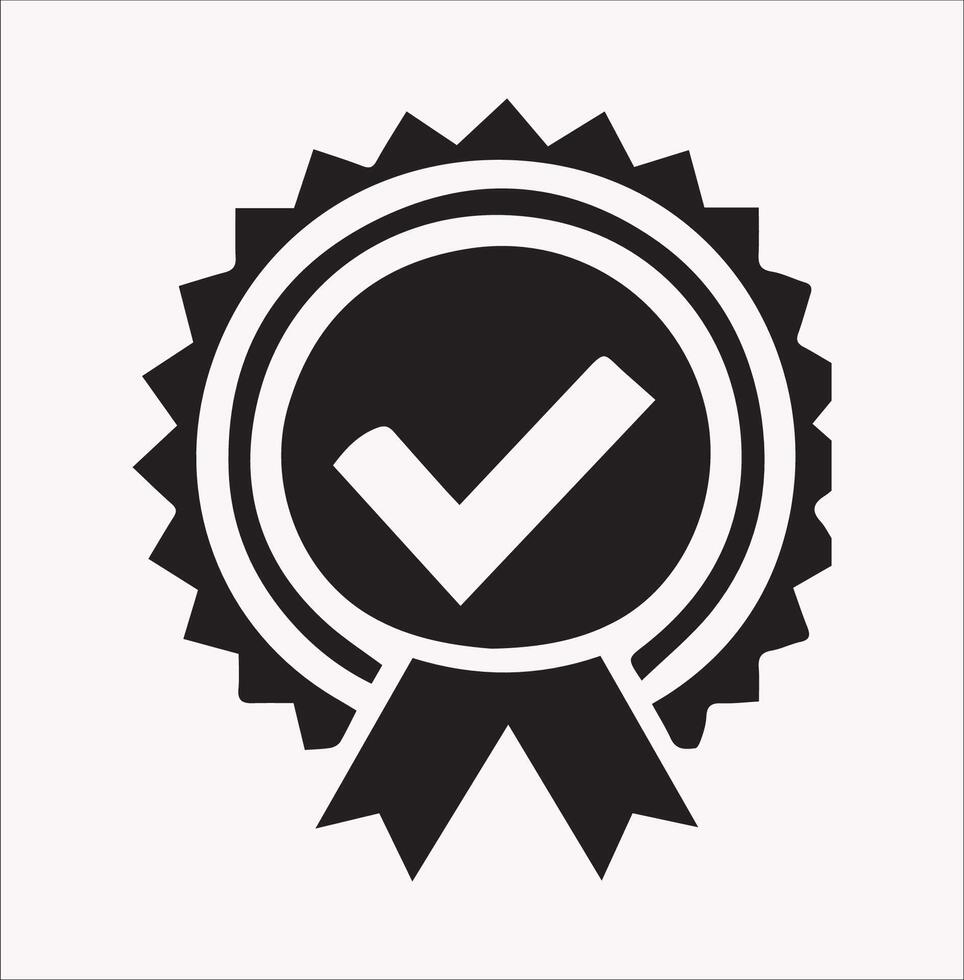 Minimalist educational badge Silhouette for Creative Projects vector