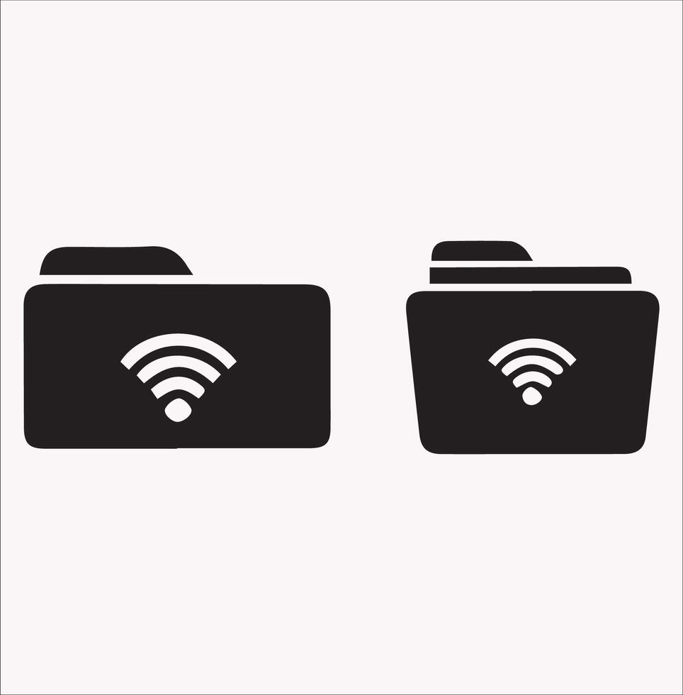 Filing Document Silhouette on White Background vector