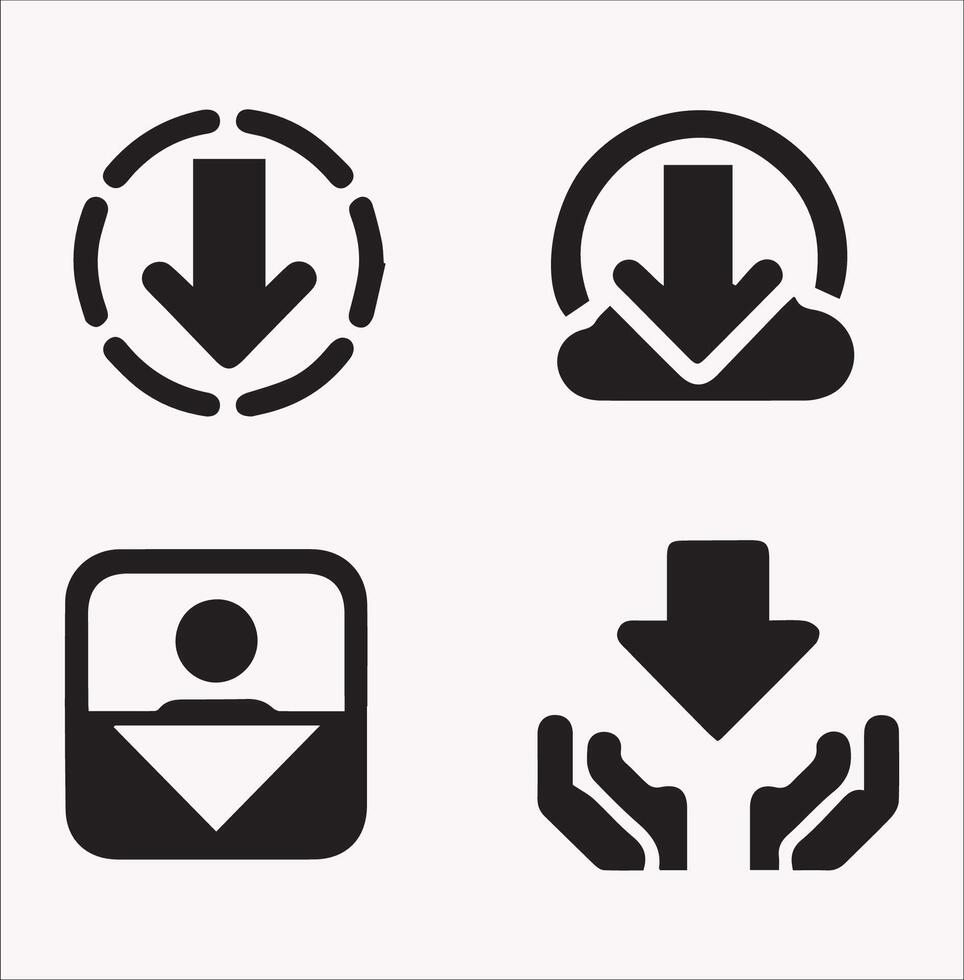 Elegant Icon Silhouette Illustration for Digital Use vector