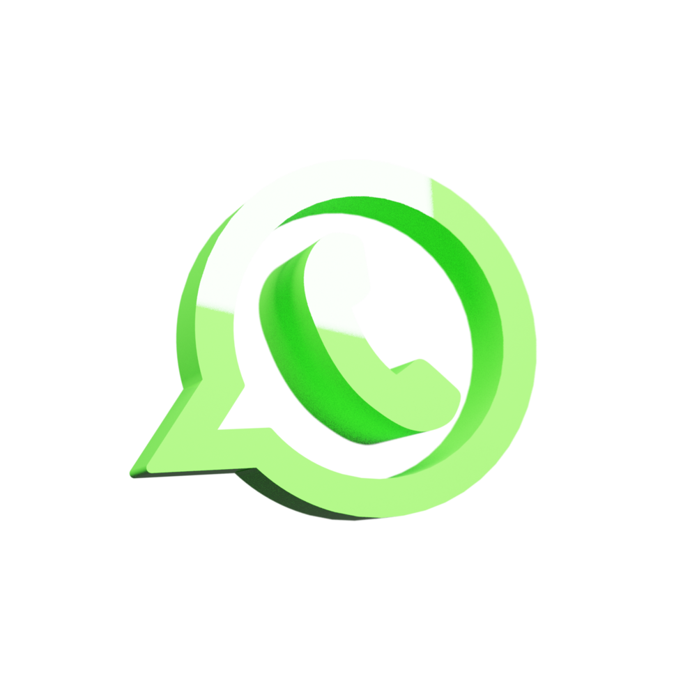 Whatsapp logo with green color png