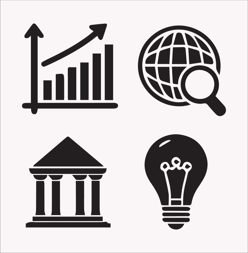 Financial Logo Design for Corporate and Investment Use vector