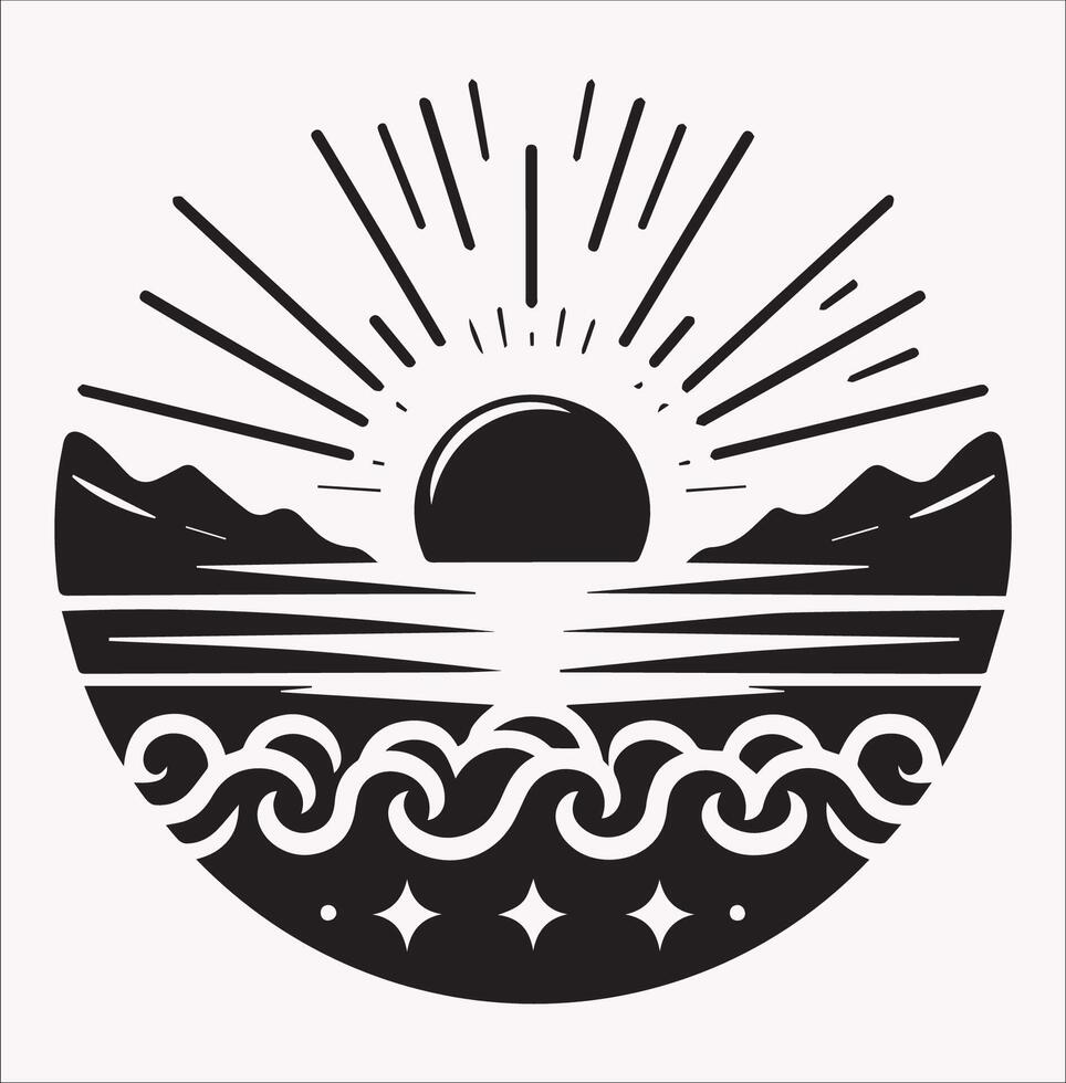 Modern Sunrise Logo Design for Unique Business Concepts vector
