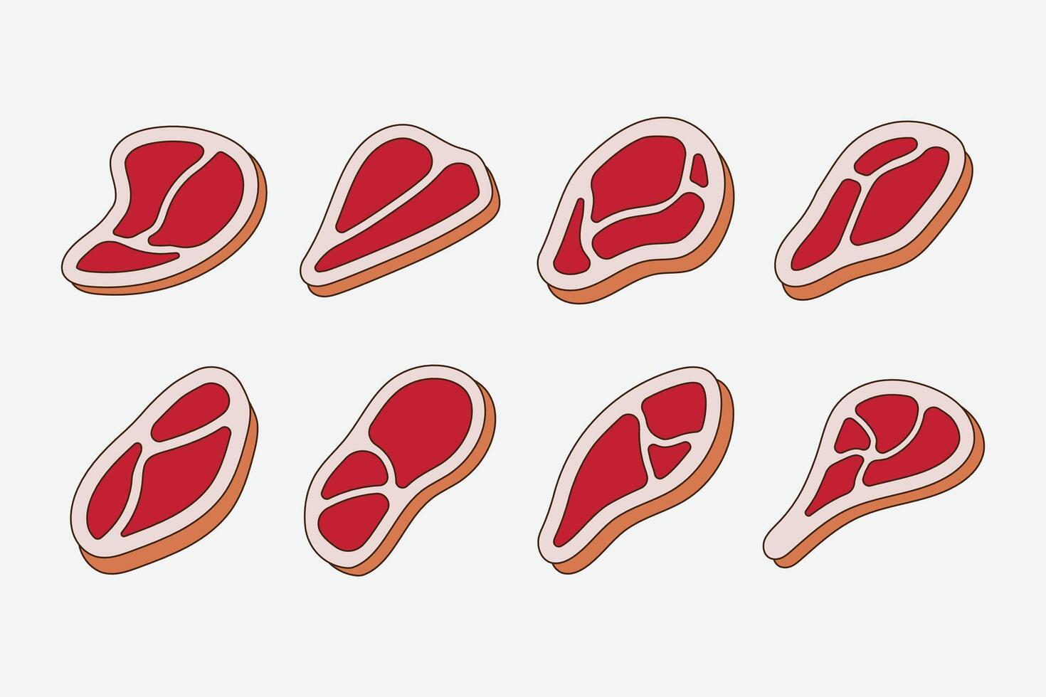 Beef Wagyu Illustration vector