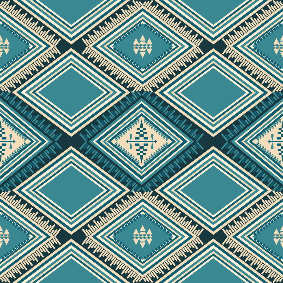 Native Geometric Fabric Ethnic Pattern vector