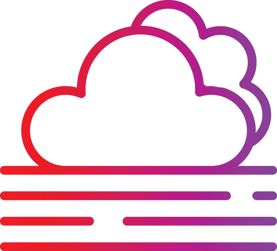 A cloud with a red and purple background vector